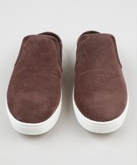 Tenis-Slip-On-Mule-Masculino-Oneself-com-Micro-Furos-Marrom-9939393-Marrom_5
