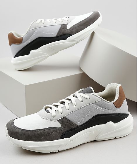 tenis branco masculino c&a