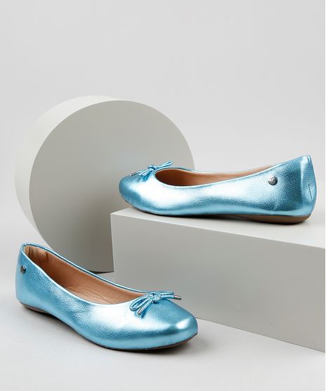 Sapatilha-Feminina-Via-Uno-Bico-Quadrado-Metalizada-com-Laco-Azul-9944935-Azul_1