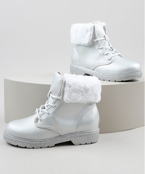 Bota-Coturno-Infantil-Molekinha-Holografica-Cano-Medio-com-Pelo-Prateada-9941862-Prateada_1