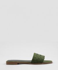 Rasteirinha-Feminina-Oneself-Tresse-Verde-Militar-9942945-Verde_Militar_2