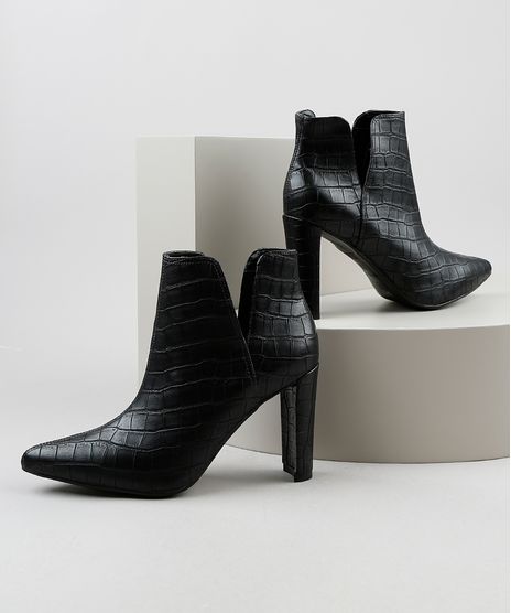 Bota-Feminina-Via-Uno-Cano-Baixo-Salto-Alto-Quadrado-Texturizada-Croco-com-Vazados--Preta-9943354-Preto_1