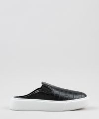Tenis-Slip-On-Mule-Feminino-Oneself-Texturizado-Croco-Preto-9829613-Preto_2