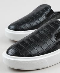Tenis-Slip-On-Mule-Feminino-Oneself-Texturizado-Croco-Preto-9829613-Preto_3