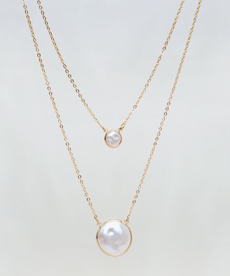 Colar-Feminino-Duplo-com-Pingente-Perolado-Dourado-9860328-Dourado_1