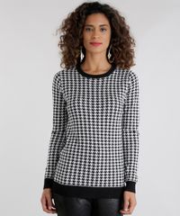 Sueter-em-Jacquard-Pied-de-Poule-Preto-8482073-Preto_1