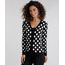 Cardigan-em-Jacquard-Estampado-de-Poa-Preto-8481569-Preto_1