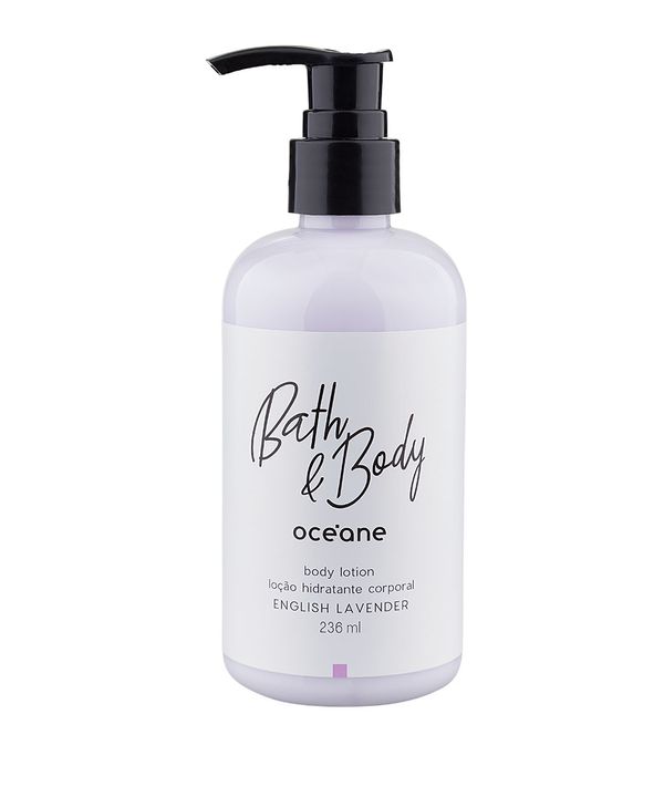Loção Hidratante Corporal Body Lotion English Lavender Bath & Body 236ml - Océane único 235 ML