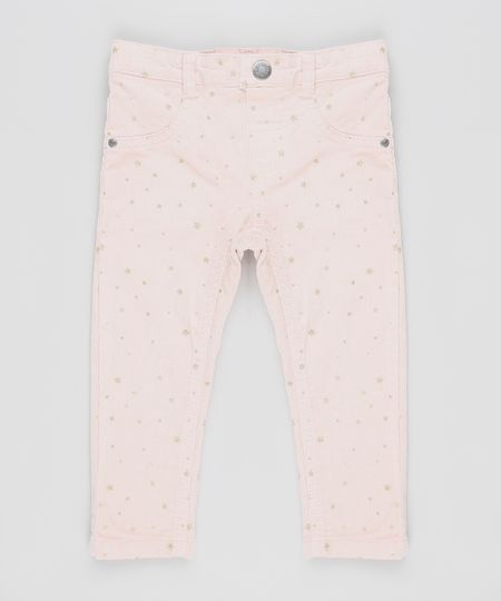 Calca-Infantil-Estampada-de-Estrelas-em-Veludo-Cotele-Rose-9818693-Rose_1