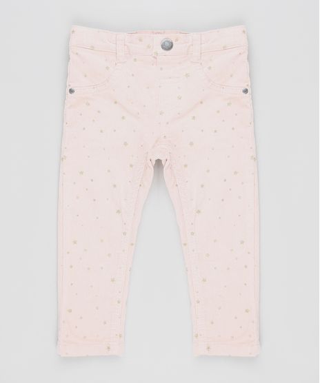 Calca-Infantil-Estampada-de-Estrelas-em-Veludo-Cotele-Rose-9818693-Rose_1