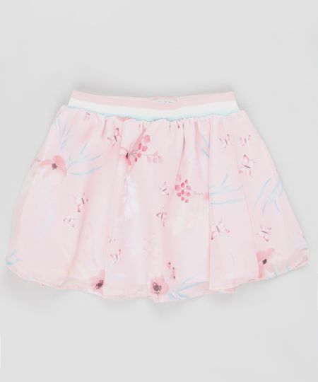 Saia-Infantil-Estampada-Floral-Rosa-9933962-Rosa_1 Saia-Infantil-Estampada-Floral-Rosa-9933962-Rosa_1