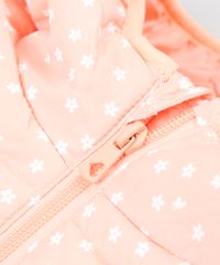 Jaqueta-Puffer-Infantil-Estampada-Floral-em-Nylon-com-Capuz-e-Bolsos-Laranja-9782709-Laranja_3