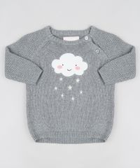 Sueter-Infantil-Nuvem-em-Trico-Cinza-Mescla-Escuro-9779719-Cinza_Mescla_Escuro_1 Sueter-Infantil-Nuvem-em-Trico-Cinza-Mescla-Escuro-9779719-Cinza_Mescla_Escuro_1