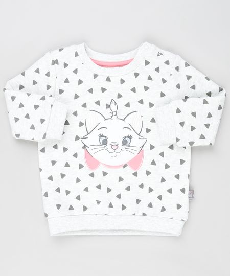 Blusao-Infantil-Marie-Estampado-Geometrico-em-Moletom-Felpado-Cinza-Mescla-Claro-9842860-Cinza_Mescla_Claro_1