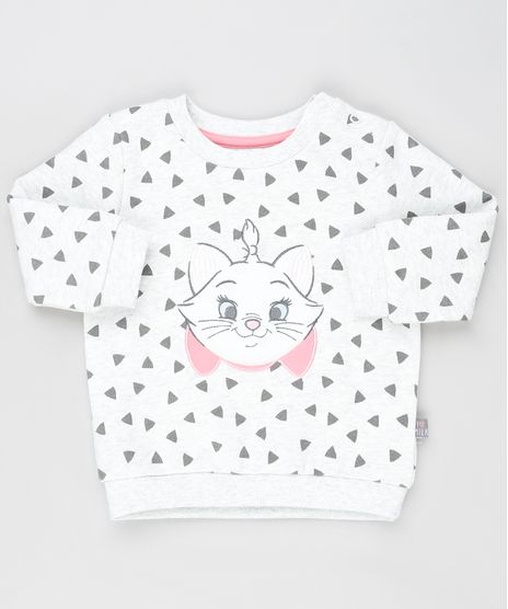Blusao-Infantil-Marie-Estampado-Geometrico-em-Moletom-Felpado-Cinza-Mescla-Claro-9842860-Cinza_Mescla_Claro_1