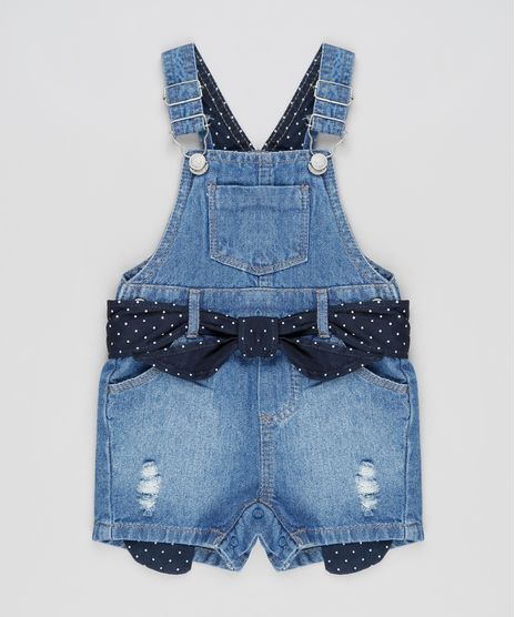 Jardineira-Jeans-Infantil-com-Faixa-para-Amarrar-Azul-Escuro-9891698-Azul_Escuro_1