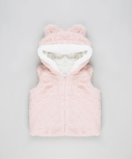 Colete-Infantil-em-Pelo-com-Capuz-e-Orelhinhas-Rose-9810479-Rose_1 Colete-Infantil-em-Pelo-com-Capuz-e-Orelhinhas-Rose-9810479-Rose_1