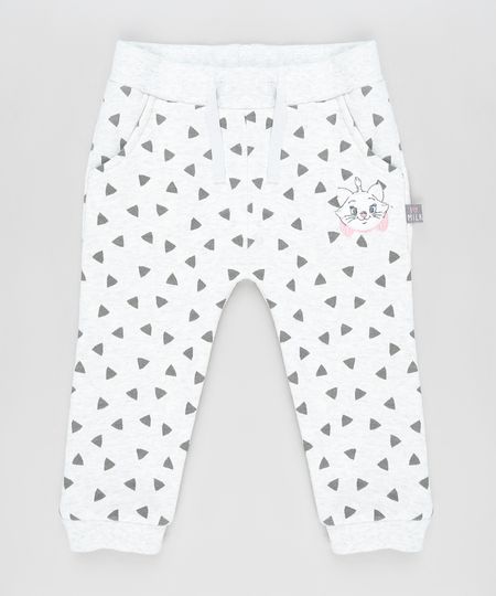 Calca-Infantil-Marie-Estampada-Geometrica-em-Moletom-Felpado-Cinza-Mescla-Claro-9842858-Cinza_Mescla_Claro_1