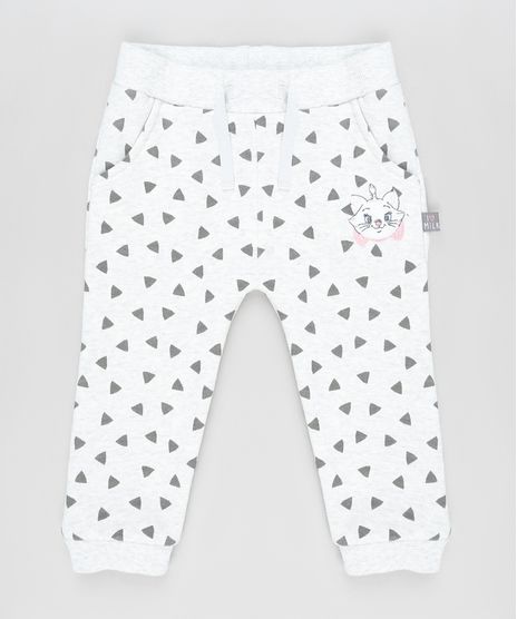 Calca-Infantil-Marie-Estampada-Geometrica-em-Moletom-Felpado-Cinza-Mescla-Claro-9842858-Cinza_Mescla_Claro_1