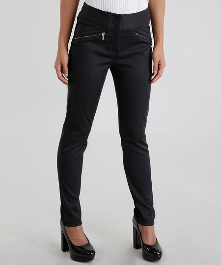 Calca-Cigarrete-em-Jacquard-com-Algodao---Sustentavel-Preta-8544996-Preto_1