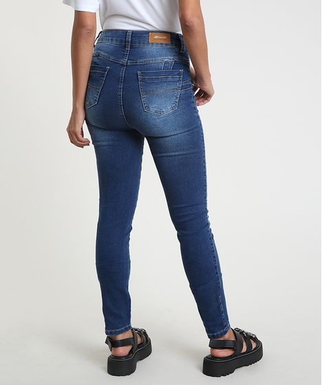 calças jeans sawary cintura alta