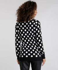 Sueter-em-Jacquard-Estampado-de-Poa-Preto-8481593-Preto_2