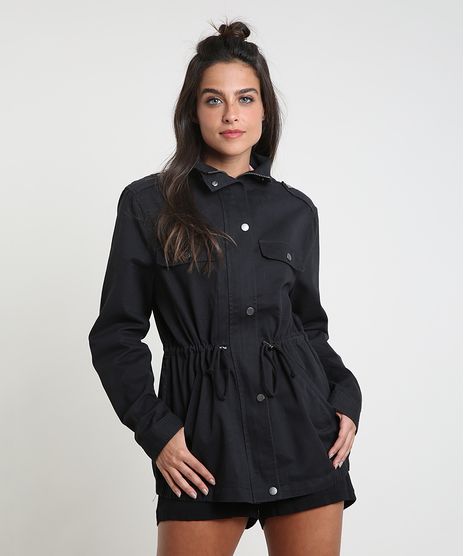 Parka-de-Sarja-Feminina-com-Bolsos-e-Cordao-Preta-9816139-Preto_1