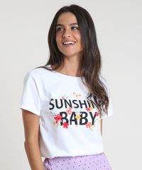 Blusa-Feminina-Floral--Sunshine-Baby--Manga-Curta-Decote-Redondo-Branca-9932998-Branco_1
