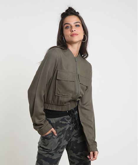 jaqueta bomber feminina