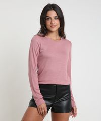 Sueter-Feminino-em-Trico-Decote-Redondo-Rosa-9780351-Rosa_1