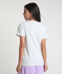 Blusa-Feminina-Gatinho--Bons-Drinks--Manga-Curta-Decote-Redondo-Cinza-Mescla-Claro-9932993-Cinza_Mescla_Claro_2