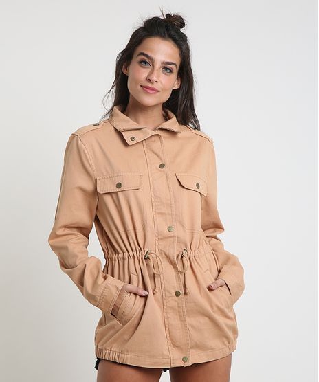 Parka-de-Sarja-Feminina-com-Bolsos-e-Cordao-Caramelo-9816139-Caramelo_1