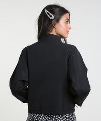 Jaqueta-Feminina-Cropped-em-Nylon-com-Bolsos-Preta-9805003-Preto_2