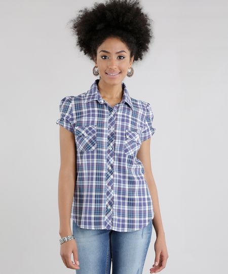 Camisa-Xadrez-Azul-8640096-Azul_1 Camisa-Xadrez-Azul-8640096-Azul_1