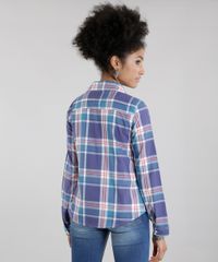 Camisa-Xadrez-com-Renda-Azul-8640113-Azul_2 Camisa-Xadrez-com-Renda-Azul-8640113-Azul_2