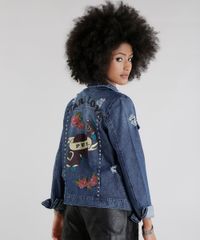 Jaqueta-Jeans--Dark-Love-Punk--Azul-Medio-8604433-Azul_Medio_2