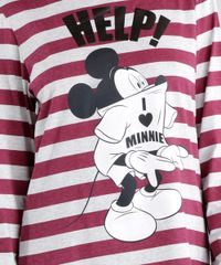 Pijama-Listrado-Mickey-Vinho-8628573-Vinho_4