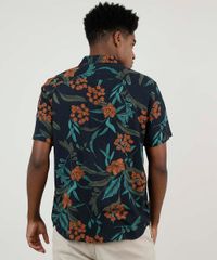 Camisa-Masculina-BBB-Tradicional-Estampada-Floral-Manga-Curta-Azul-Escuro-9893142-Azul_Escuro_2