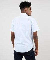 Camisa-Masculina-Comfort-Estampada-Xadrez-com-Bolso-Manga-Curta-Azul-Claro-9831773-Azul_Claro_2