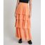 Saia-Feminina-Mindset-Longa-Estampada-de-Poa-em-Camadas-Laranja-9947933-Laranja_1