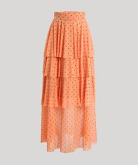 Saia-Feminina-Mindset-Longa-Estampada-de-Poa-em-Camadas-Laranja-9947933-Laranja_5