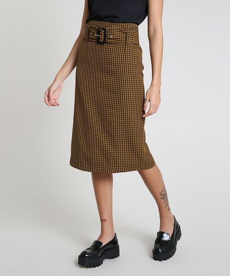Saia-Lapis-Feminina-Mindset-Midi-Estampada-Xadrez-com-Bolsos-e-Cinto-Amarela-9948288-Amarelo_1 Saia-Lapis-Feminina-Mindset-Midi-Estampada-Xadrez-com-Bolsos-e-Cinto-Amarela-9948288-Amarelo_1