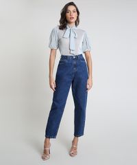 Blusa-Feminina-Mindset-em-Tule-com-Lurex-Manga-Bufante-Gola-Laco-Prateada-9883323-Prateada_3