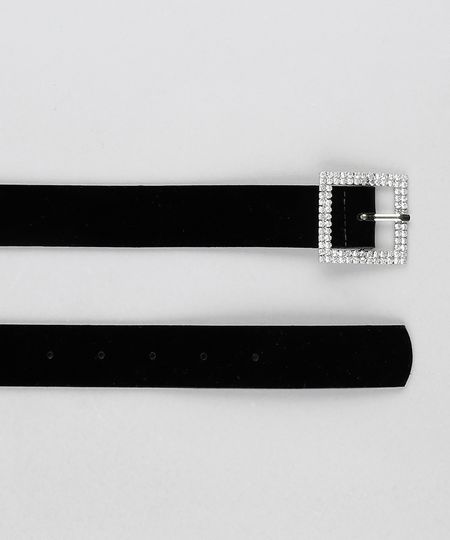 Cinto-Feminino-Mindset-em-Veludo-com-Fivela-de-Strass-Preto-9844288-Preto_1 Cinto-Feminino-Mindset-em-Veludo-com-Fivela-de-Strass-Preto-9844288-Preto_1