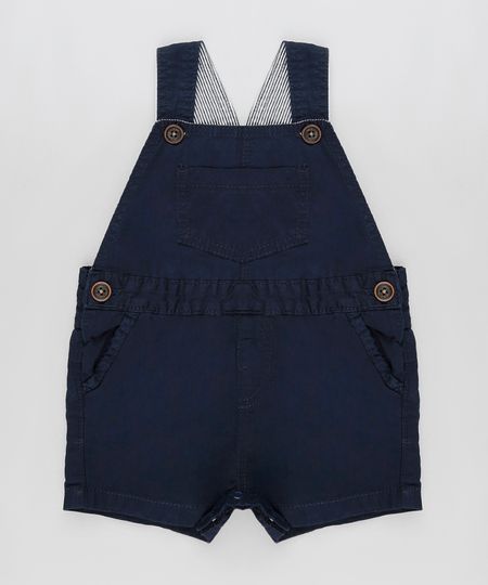 Jardineira-de-Sarja-Infantil-com-Bolsos-Azul-Marinho-9891697-Azul_Marinho_1
