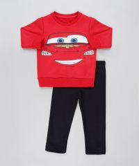 Conjunto-Infantil-Carros-de-Blusao-Vermelho---Calca-em-Moletom-Felpado-Preta-9876603-Preto_1