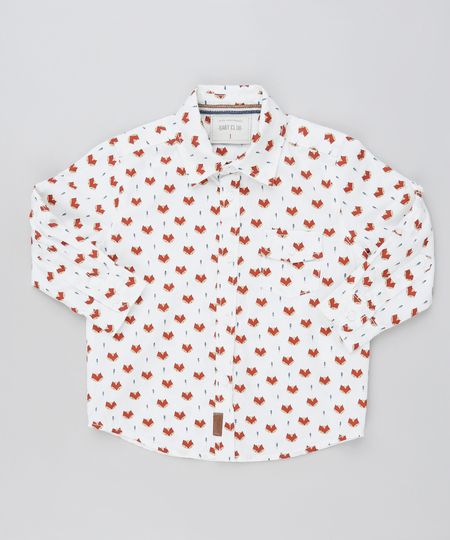 Camisa-Infantil-Estampada-de-Raposa-Manga-Longa-Branca-9810815-Branco_1 Camisa-Infantil-Estampada-de-Raposa-Manga-Longa-Branca-9810815-Branco_1
