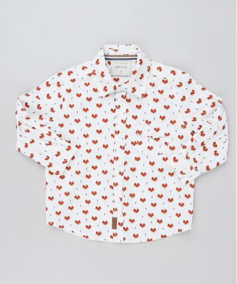 Camisa-Infantil-Estampada-de-Raposa-Manga-Longa-Branca-9810815-Branco_1
