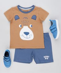 Pijama-Infantil-Urso-Manga-Curta-Caramelo-9879627-Caramelo_3 Pijama-Infantil-Urso-Manga-Curta-Caramelo-9879627-Caramelo_3