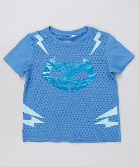 Camiseta-Infantil-Menino-Gato-PJ-Masks-Manga-Curta-Azul-9927792-Azul_1